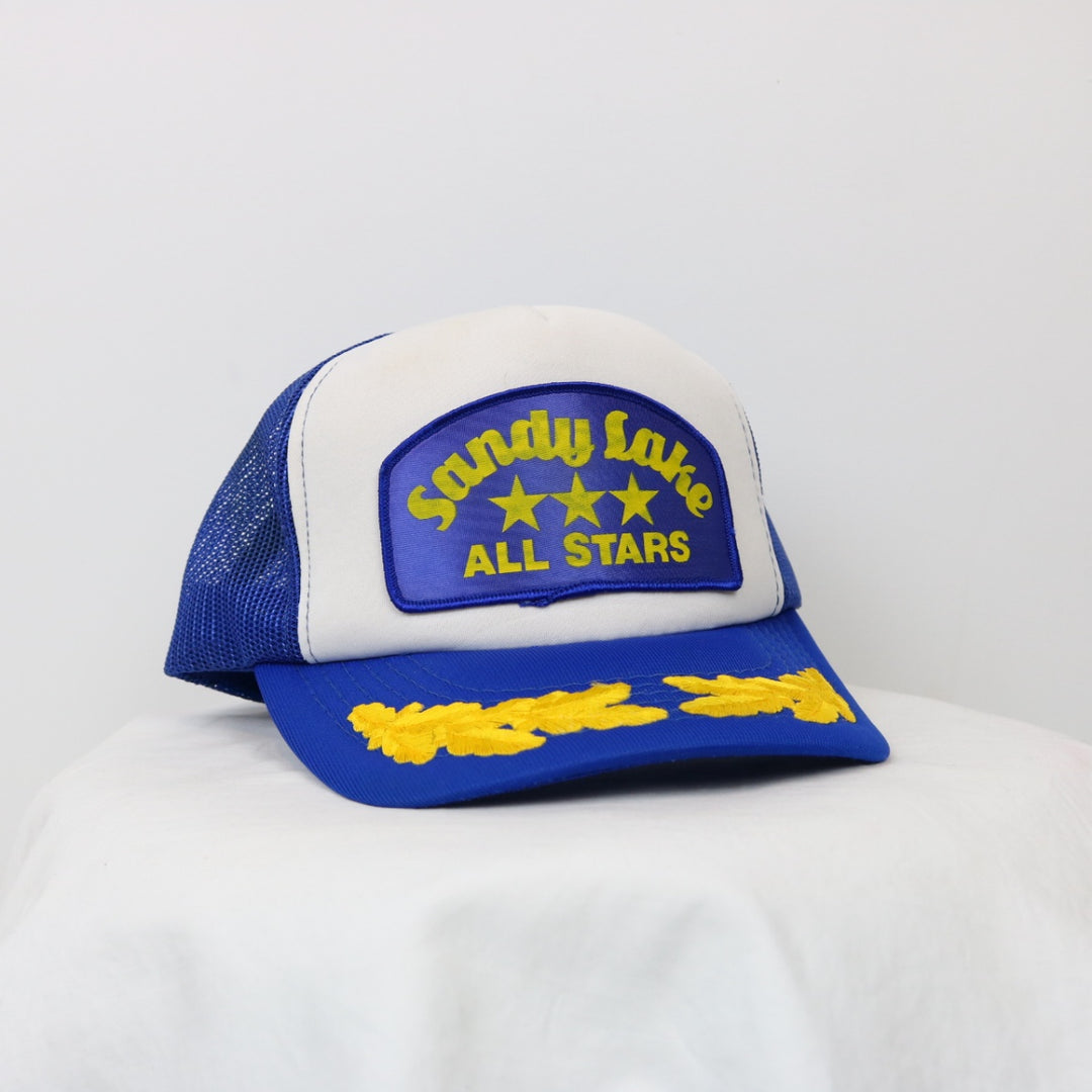 Vintage 80's Sandy Lake All Stars Trucker Hat - OS-NEWLIFE Clothing