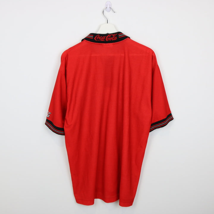 Vintage 90's Coca Cola Polo Shirt - L-NEWLIFE Clothing