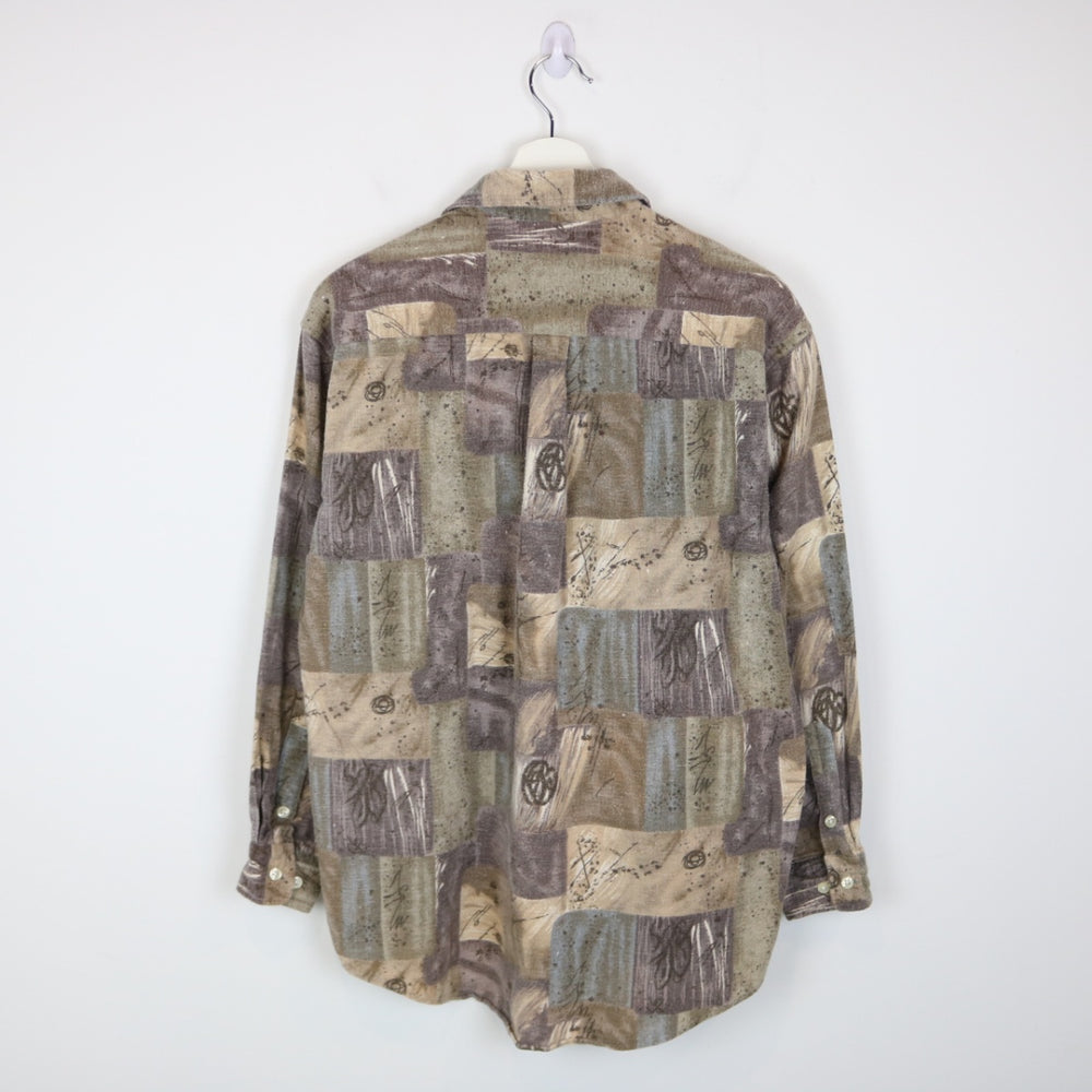 Vintage 90's Robert Stock Patterned Button Up - M-NEWLIFE Clothing