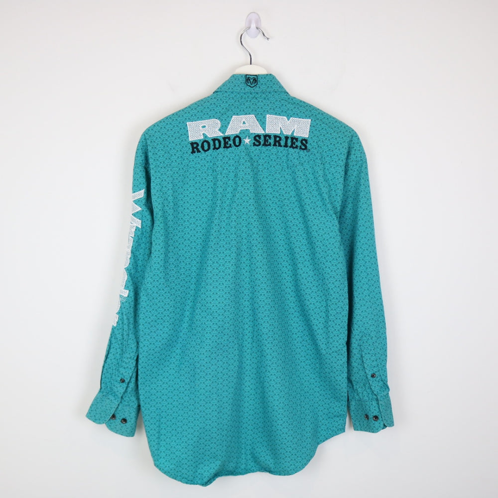 Vintage 00's Wrangler Dodge Ram Rodeo Series Western Button Up - S-NEWLIFE Clothing