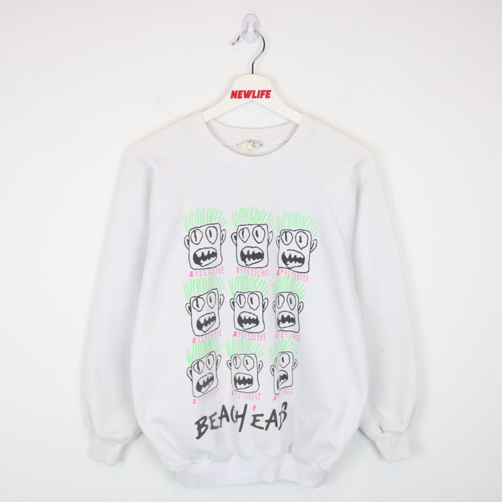 Vintage 80's Beach'Eads Crewneck - S-NEWLIFE Clothing