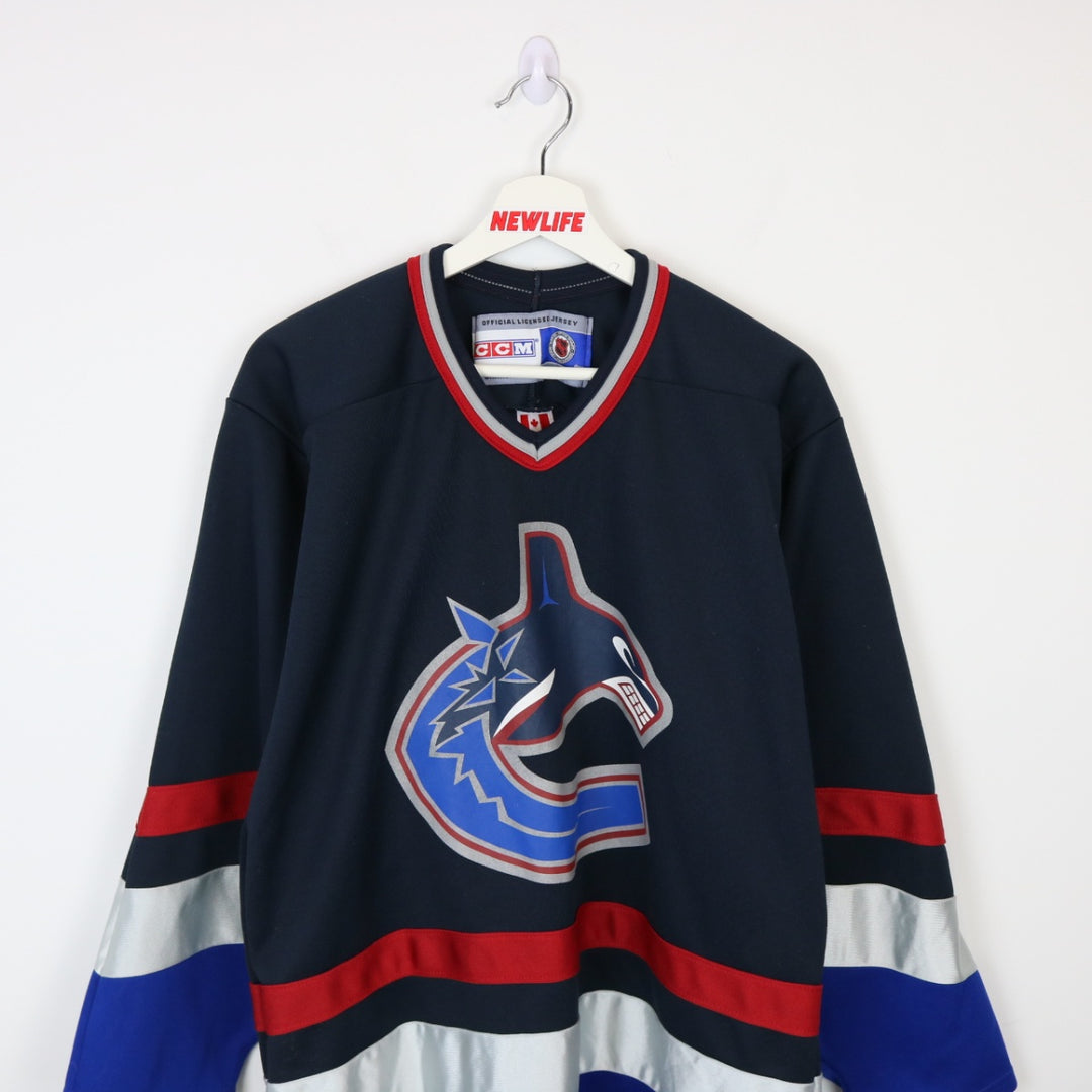 Vintage 90's Vancouver Canucks CCM Jersey - M-NEWLIFE Clothing