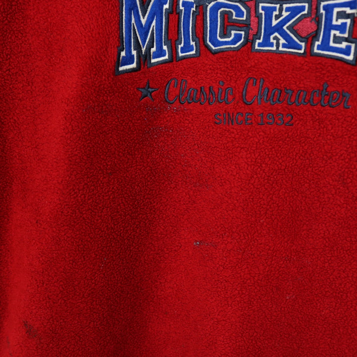 Vintage 90's Disney Mickey Mouse Fleece Sweater - M-NEWLIFE Clothing