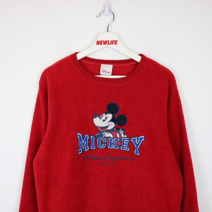 Vintage 90's Disney Mickey Mouse Fleece Sweater - M-NEWLIFE Clothing