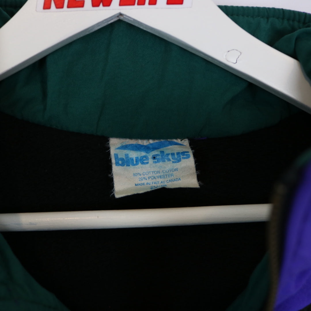 Vintage 90's Blue Skys Quarter Zip Sweater - M-NEWLIFE Clothing