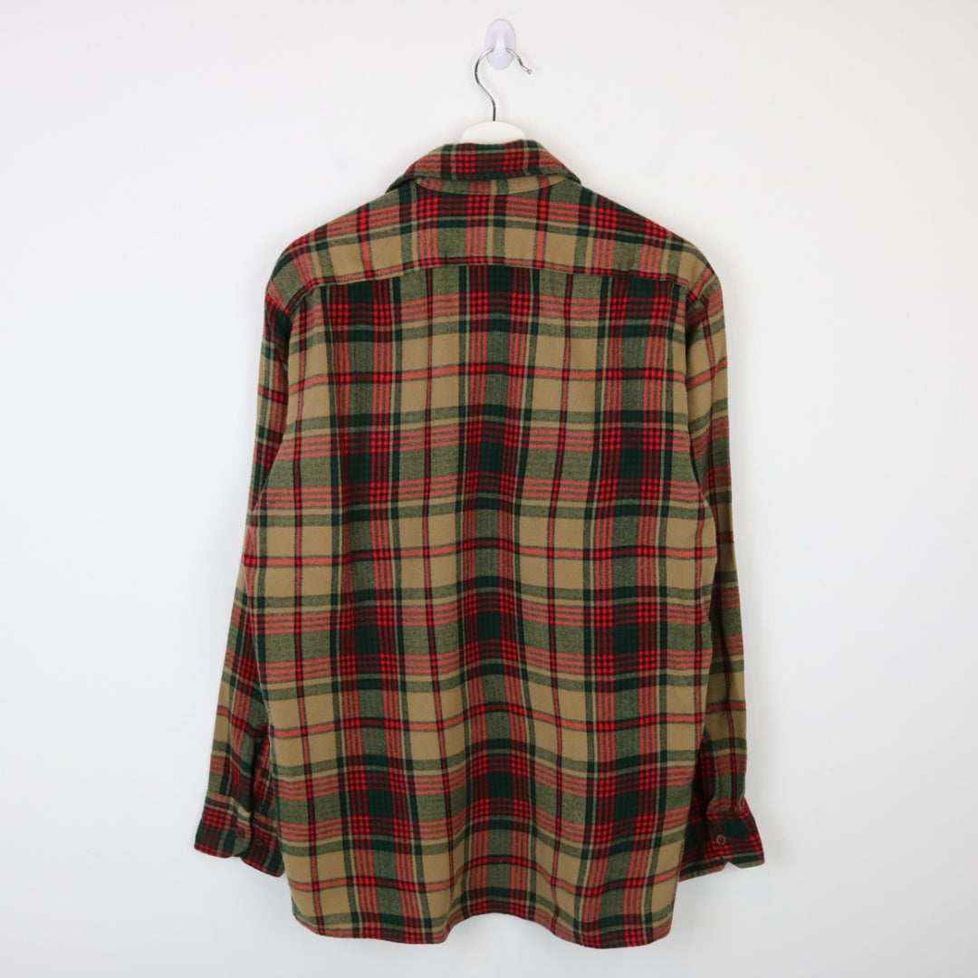 Vintage 80's Plaid Flannel Button Up - M-NEWLIFE Clothing