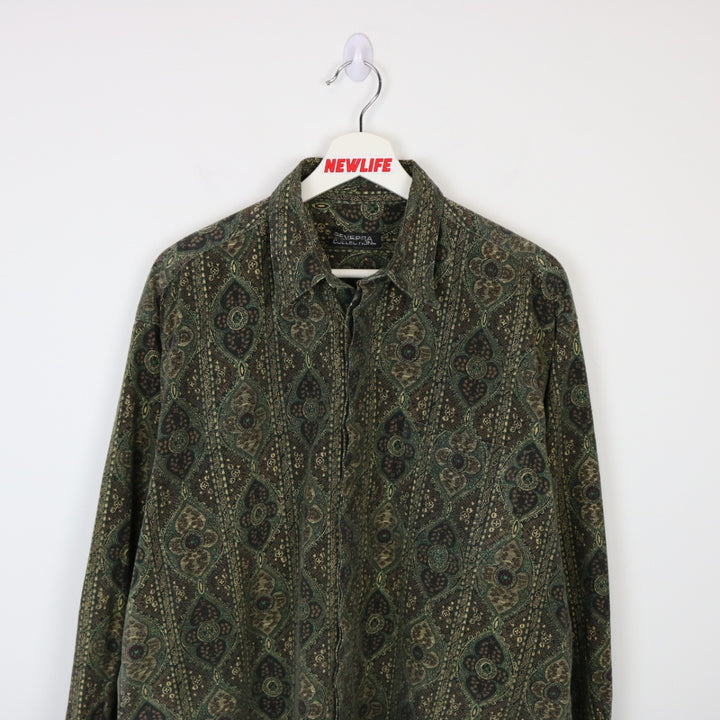 Vintage 90's Paisley Patterned Button Up - L-NEWLIFE Clothing