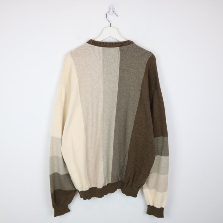Vintage 90's Tosani Patterned Knit Sweater - XL-NEWLIFE Clothing