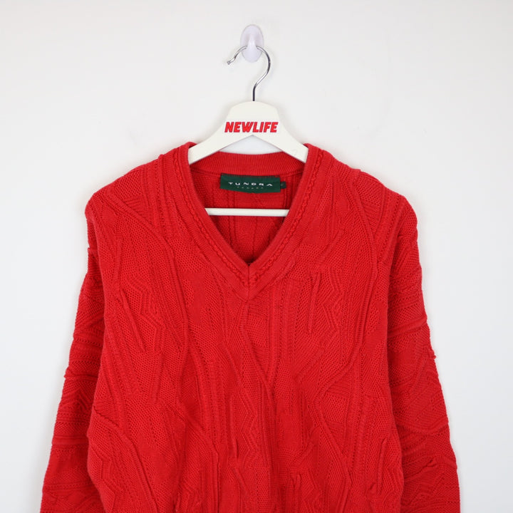 Vintage 90's Tundra Coogi Style Knit Sweater - S-NEWLIFE Clothing