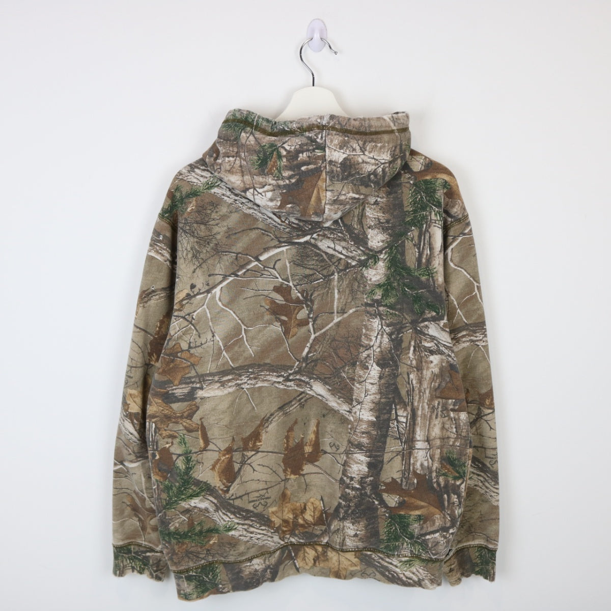 Y2K Major League Bowhunter Real Tree Camo Hoodie L NEWLIFE