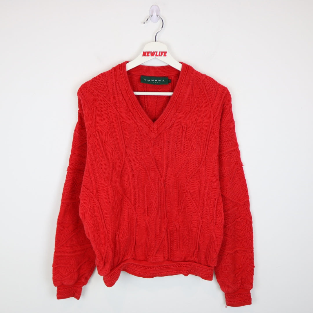 Vintage 90's Tundra Coogi Style Knit Sweater - S-NEWLIFE Clothing