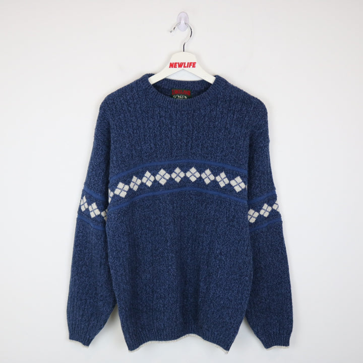 Vintage 90's Lakeland Patterned Knit Sweater - S-NEWLIFE Clothing