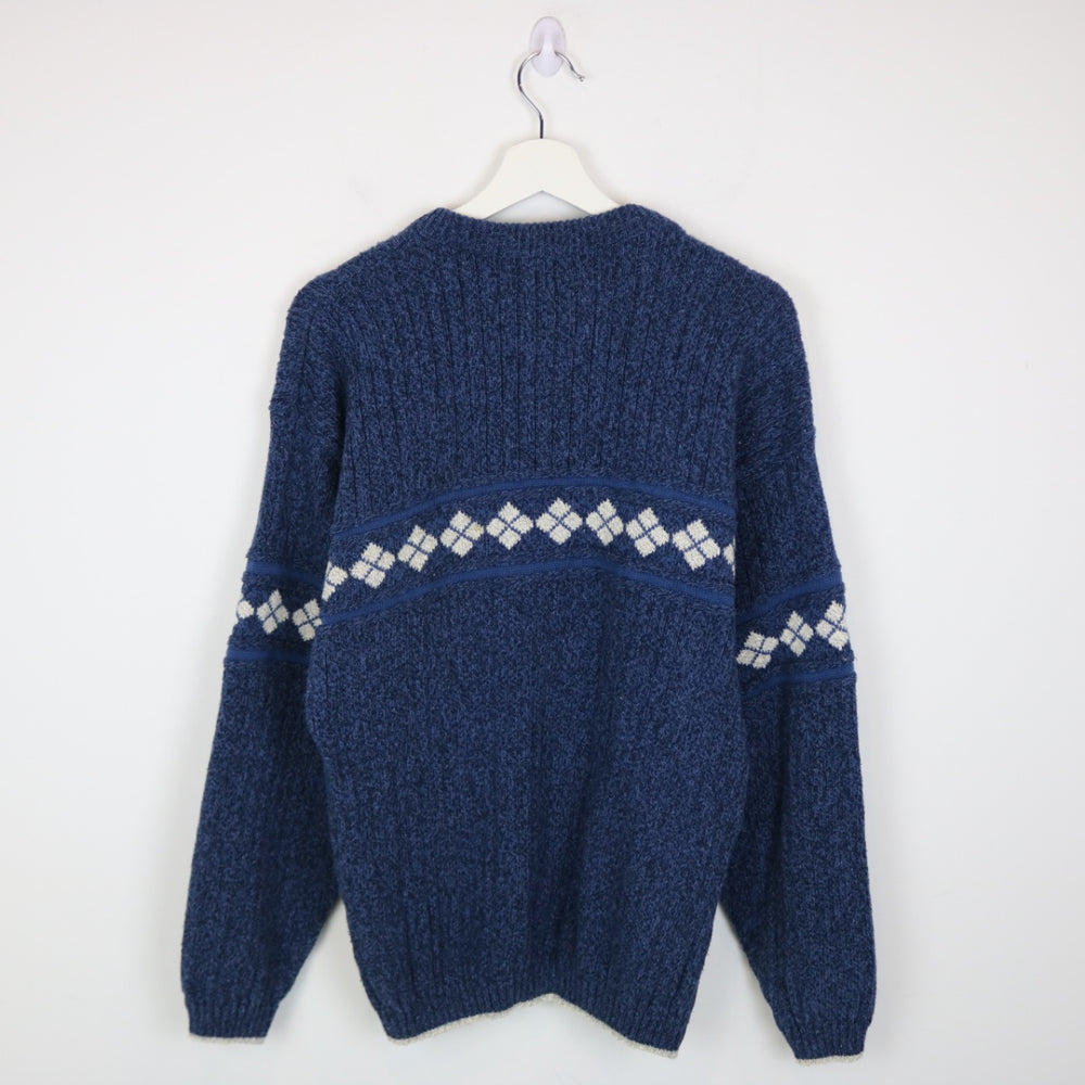 Vintage 90's Lakeland Patterned Knit Sweater - S-NEWLIFE Clothing