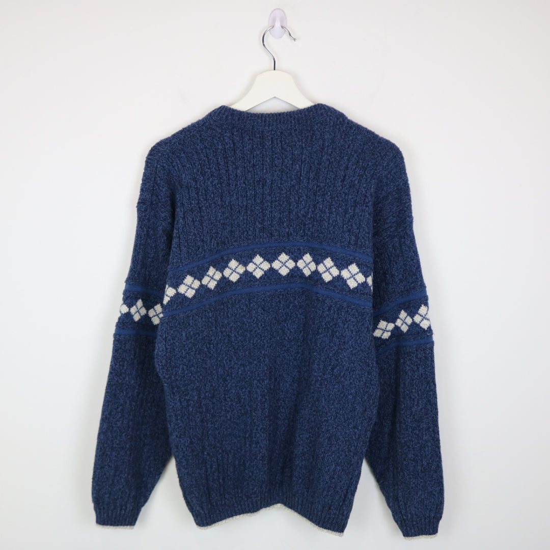Vintage 90's Lakeland Patterned Knit Sweater - S-NEWLIFE Clothing