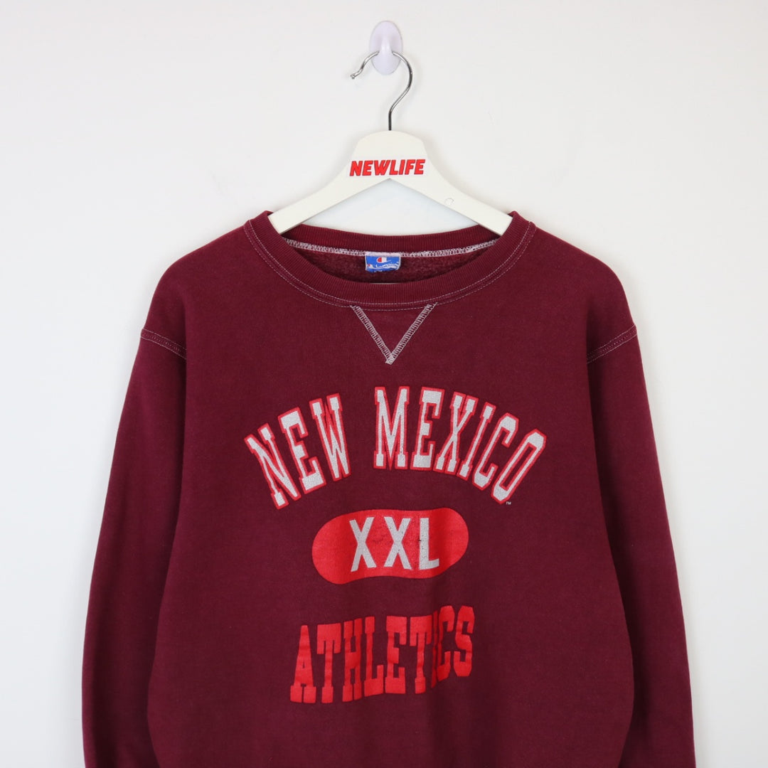 Vintage 80's New Mexico Athletics Champion Crewneck - M-NEWLIFE Clothing