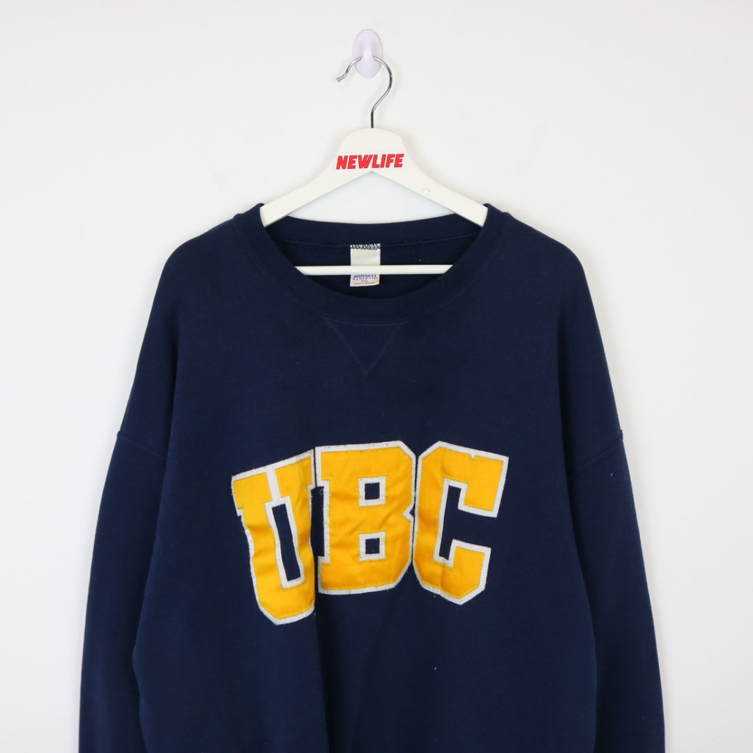 Vintage 00's University of British Columbia Russell Crewneck - XXL-NEWLIFE Clothing