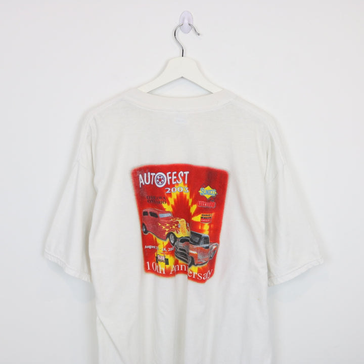 Vintage 2003 Minacs Autofest Car Tee - XL-NEWLIFE Clothing