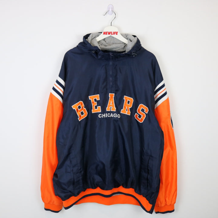 Vintage 00's Chicago Bears Quarter Zip Jacket - XXL-NEWLIFE Clothing