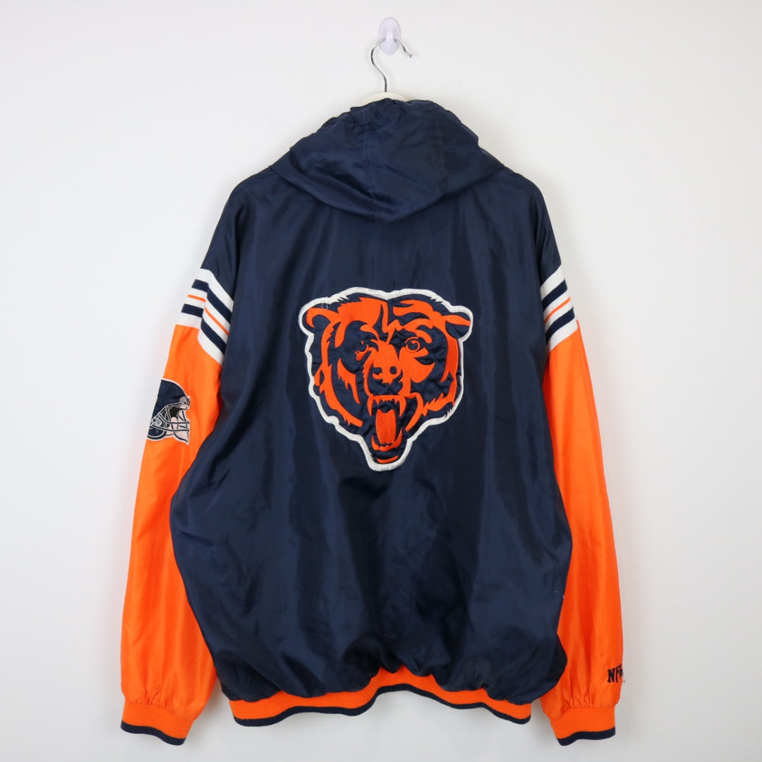 Vintage 00's Chicago Bears Quarter Zip Jacket - XXL-NEWLIFE Clothing