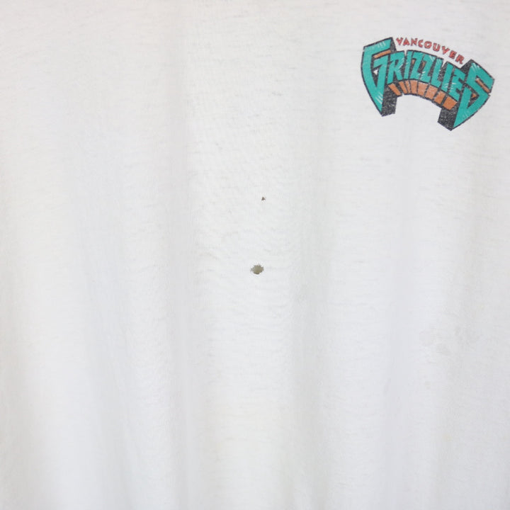 Vintage 90's Vancouver Grizzlies NBA Tee - L-NEWLIFE Clothing