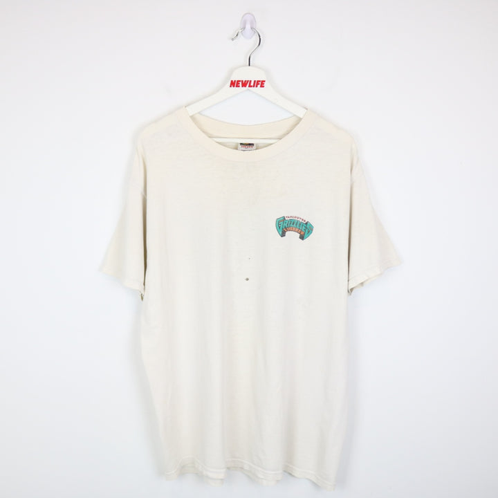 Vintage 90's Vancouver Grizzlies NBA Tee - L-NEWLIFE Clothing