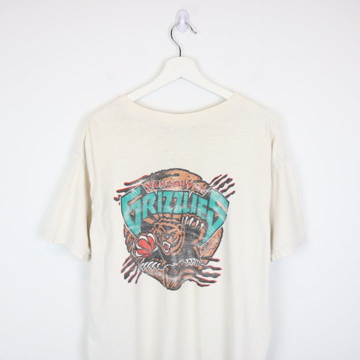 Vintage 90's Vancouver Grizzlies NBA Tee - L-NEWLIFE Clothing