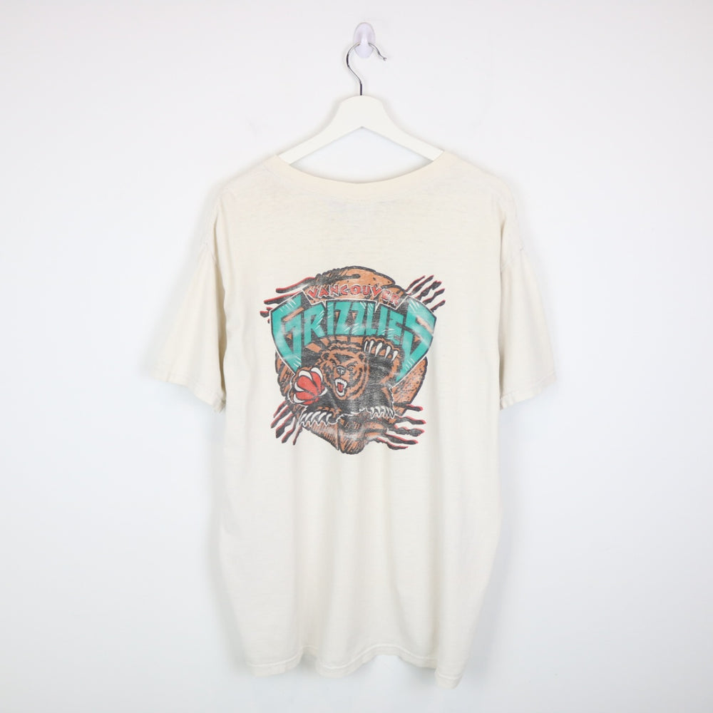 Vintage 90's Vancouver Grizzlies NBA Tee - L-NEWLIFE Clothing