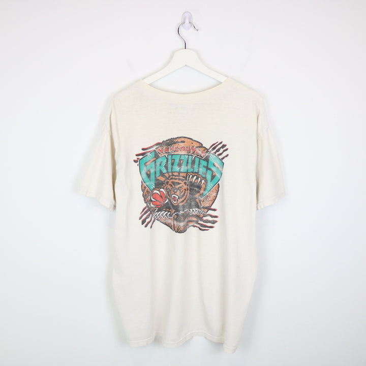 Vintage 90's Vancouver Grizzlies NBA Tee - L-NEWLIFE Clothing