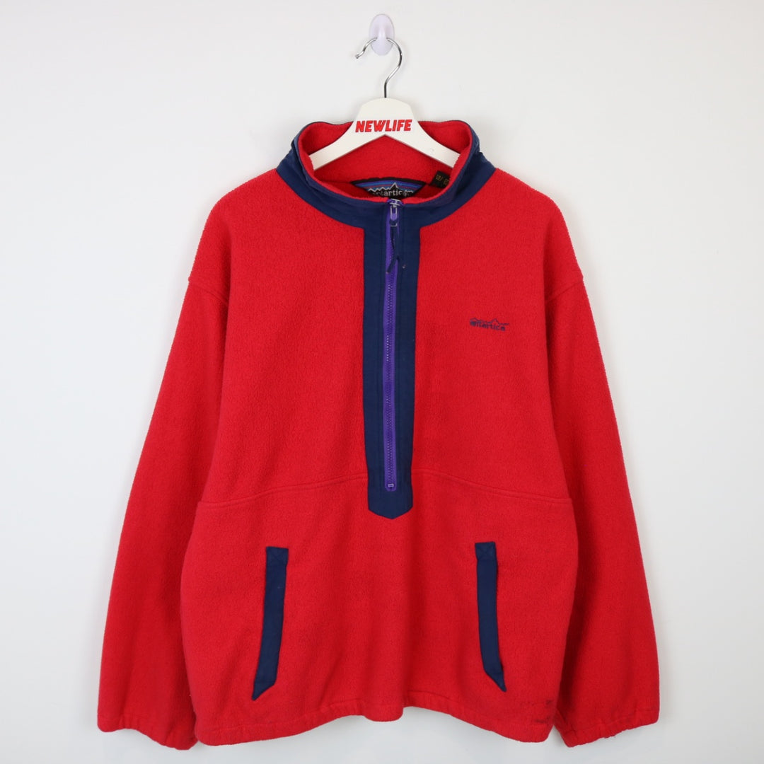 Vintage 90's Antarctica Half Zip Fleece Sweater - L-NEWLIFE Clothing