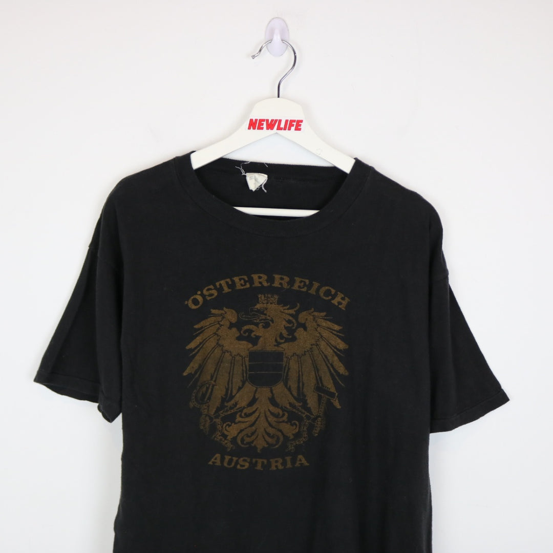 Vintage 80's Osterreich Austria Tee - M-NEWLIFE Clothing