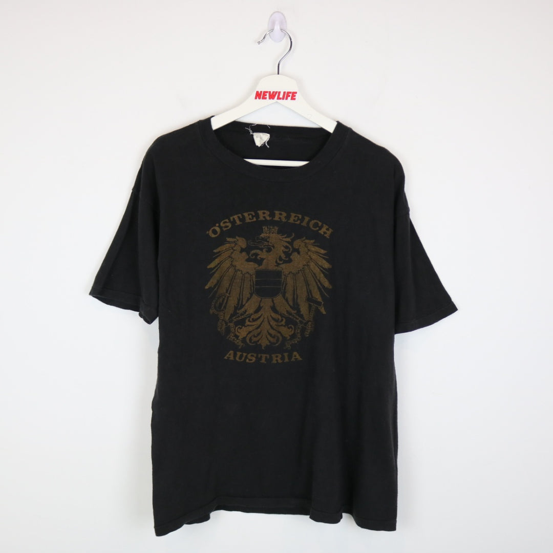 Vintage 80's Osterreich Austria Tee - M-NEWLIFE Clothing