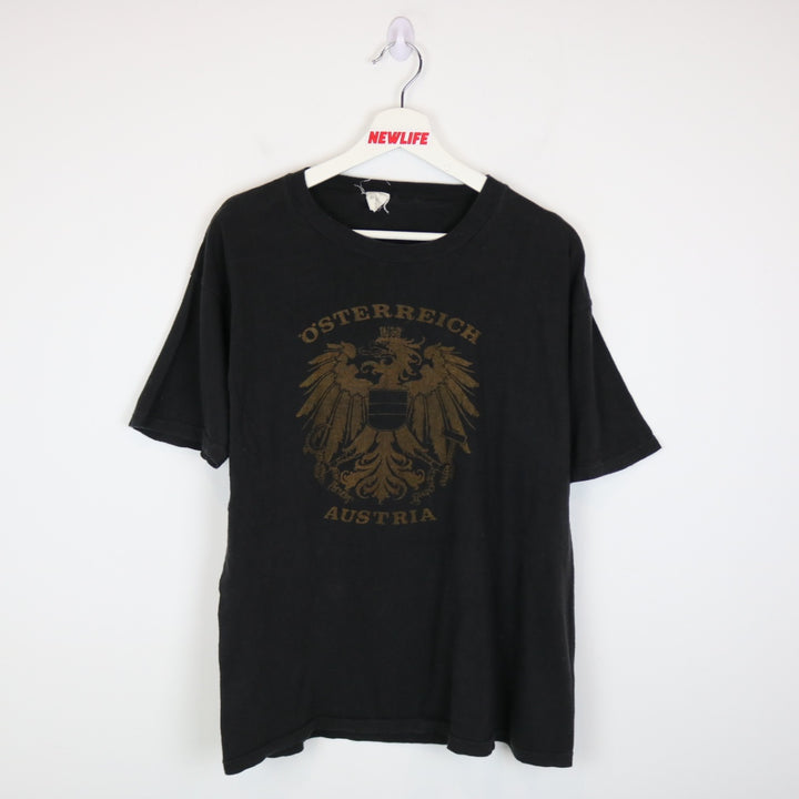 Vintage 80's Osterreich Austria Tee - M-NEWLIFE Clothing