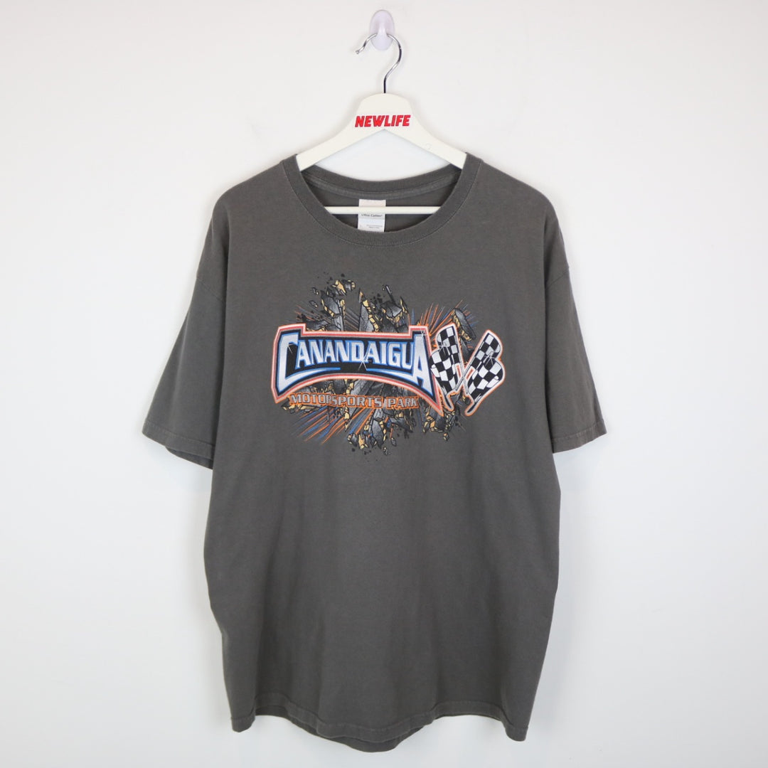 Vintage 00's Canandaigua Motorsports Park Racing Tee - L-NEWLIFE Clothing