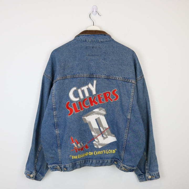 Vintage 90's City Slickers II Movie Promo Denim Jacket - XL-NEWLIFE Clothing