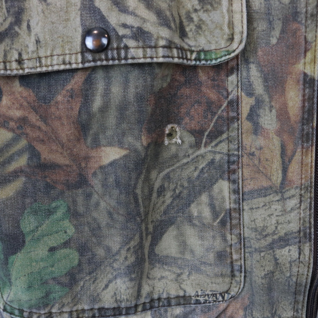 Vintage 80's Natural Habitat Real Tree Camo Jacket - L-NEWLIFE Clothing