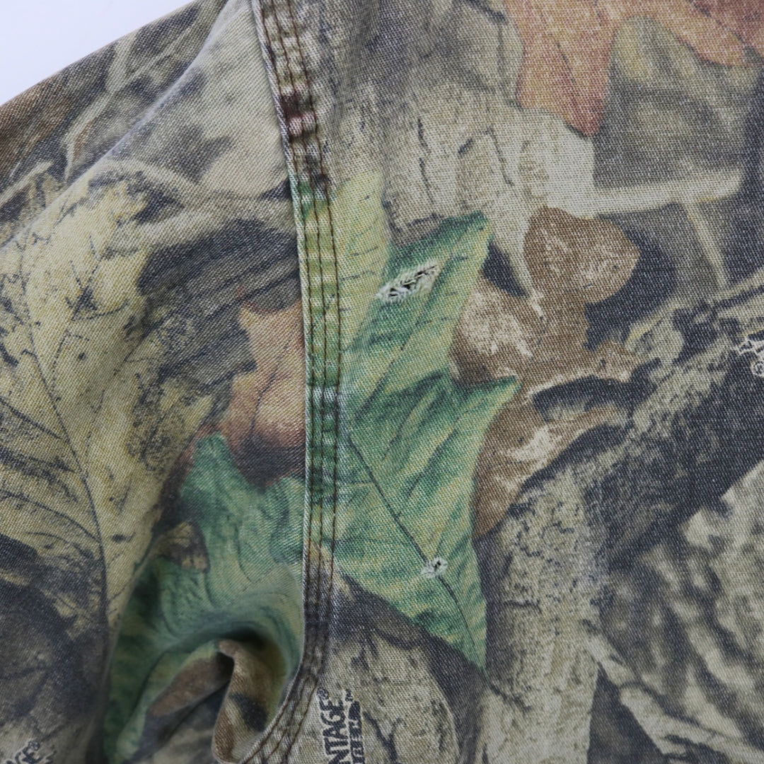 Vintage 80's Natural Habitat Real Tree Camo Jacket - L-NEWLIFE Clothing