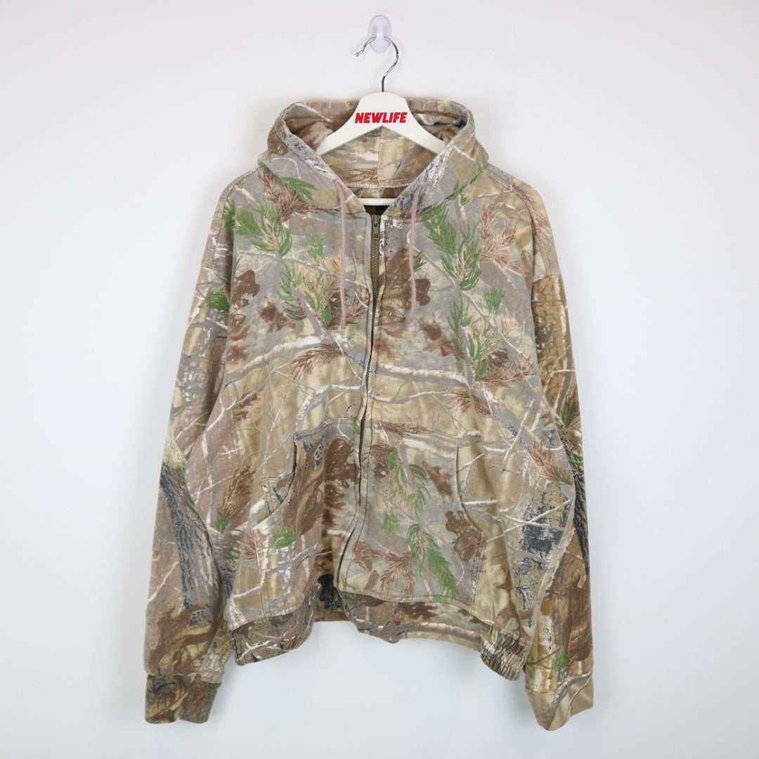 Vintage 00's Real Tree Camo Zip Up Hoodie - XL-NEWLIFE Clothing