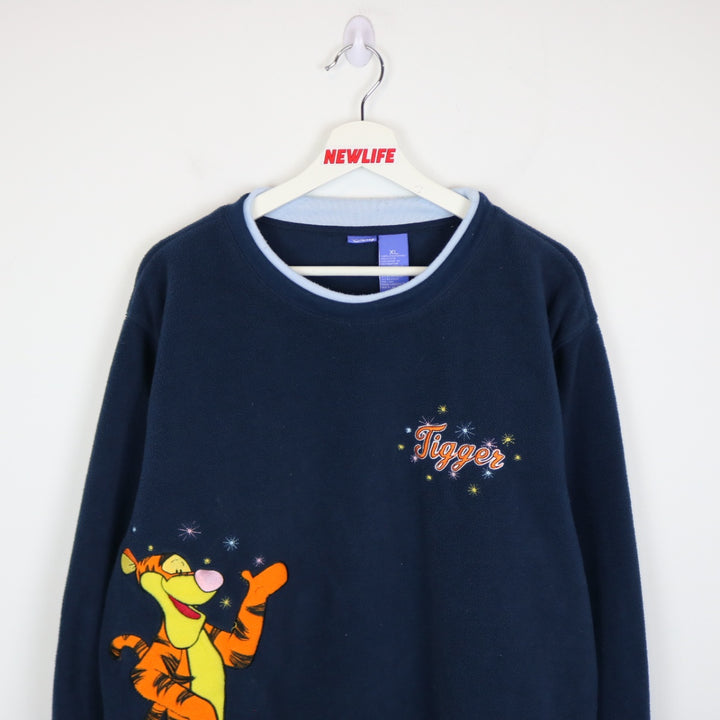 Vintage 00's Disney Tigger Fleece Sweater - L-NEWLIFE Clothing