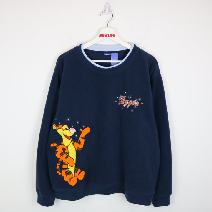 Vintage 00's Disney Tigger Fleece Sweater - L-NEWLIFE Clothing
