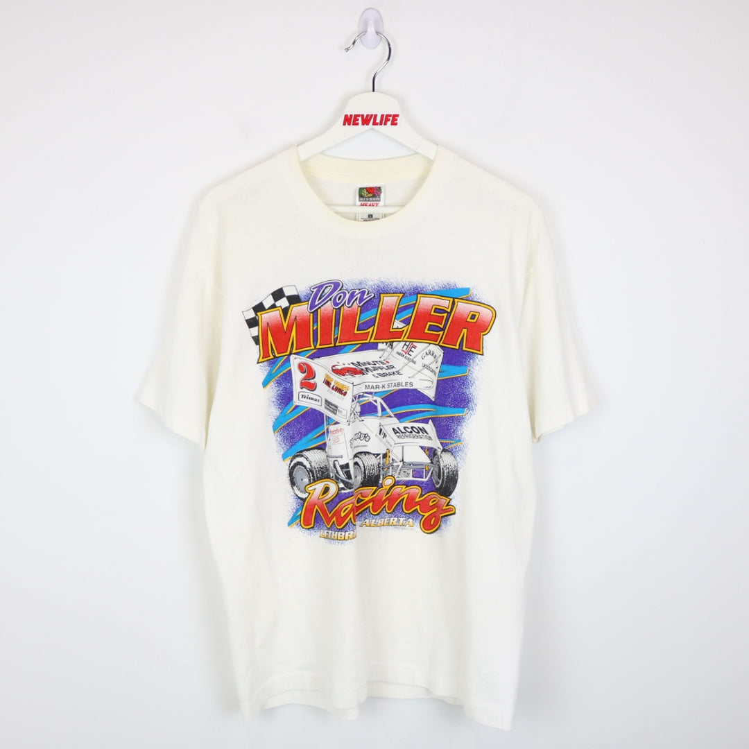 Vintage 90's Don Miller Racing Tee - L-NEWLIFE Clothing