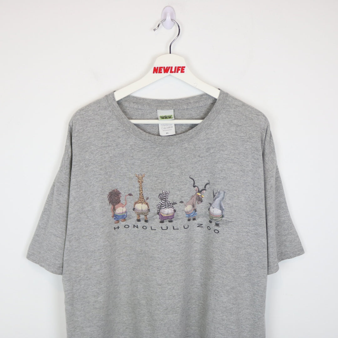 Vintage 00's Honolulu Zoo Nature Tee - XL-NEWLIFE Clothing