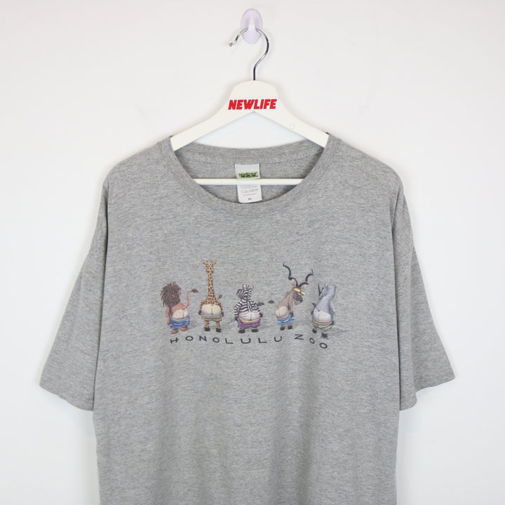 Vintage 00's Honolulu Zoo Nature Tee - XL-NEWLIFE Clothing