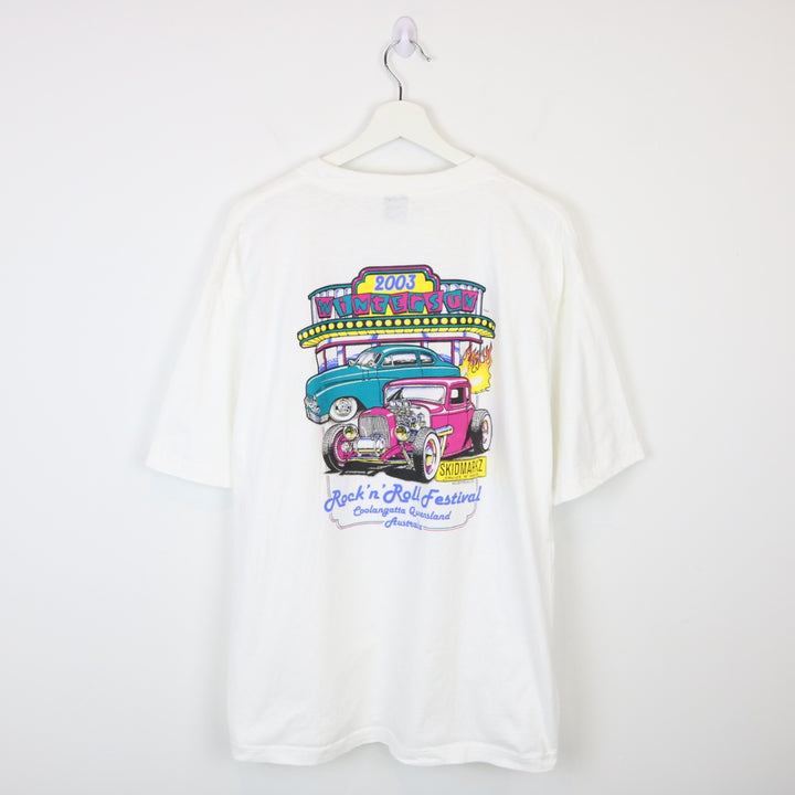 Vintage 2003 Festival Wintersun Australia Car Tee - XL-NEWLIFE Clothing