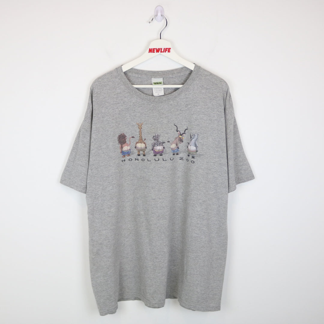 Vintage 00's Honolulu Zoo Nature Tee - XL-NEWLIFE Clothing