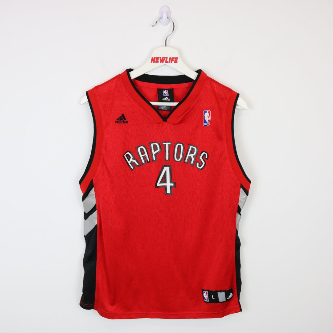 Vintage 00's Adidas Toronto Raptors Chris Bosh Jersey - S-NEWLIFE Clothing