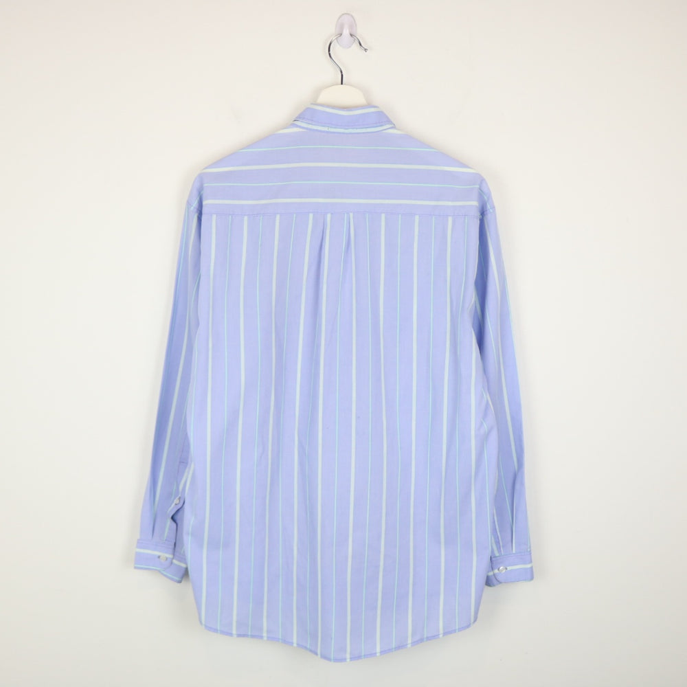 Vintage 80's Canton Striped Button Up - M-NEWLIFE Clothing