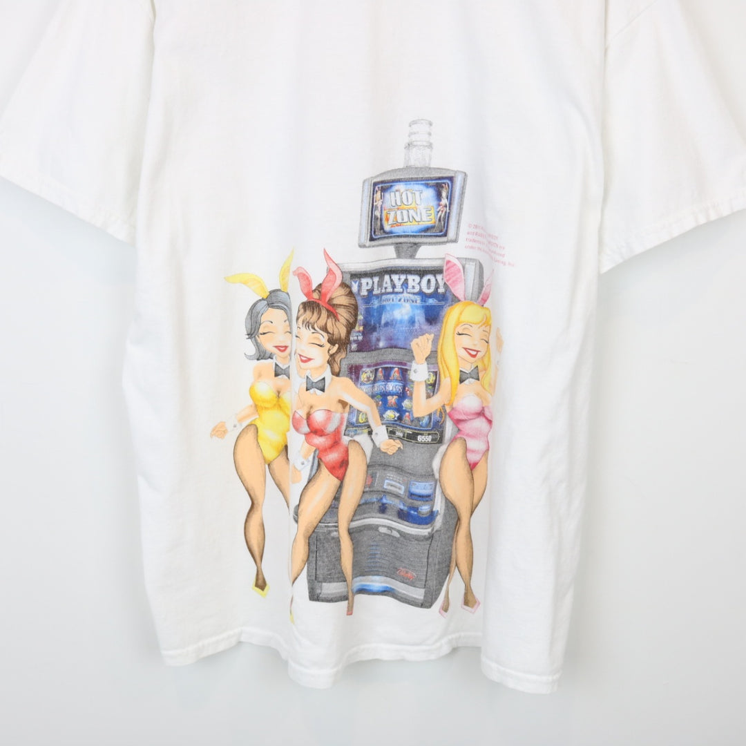 Y2K 2011 Playboy Casino Tee - XL-NEWLIFE Clothing