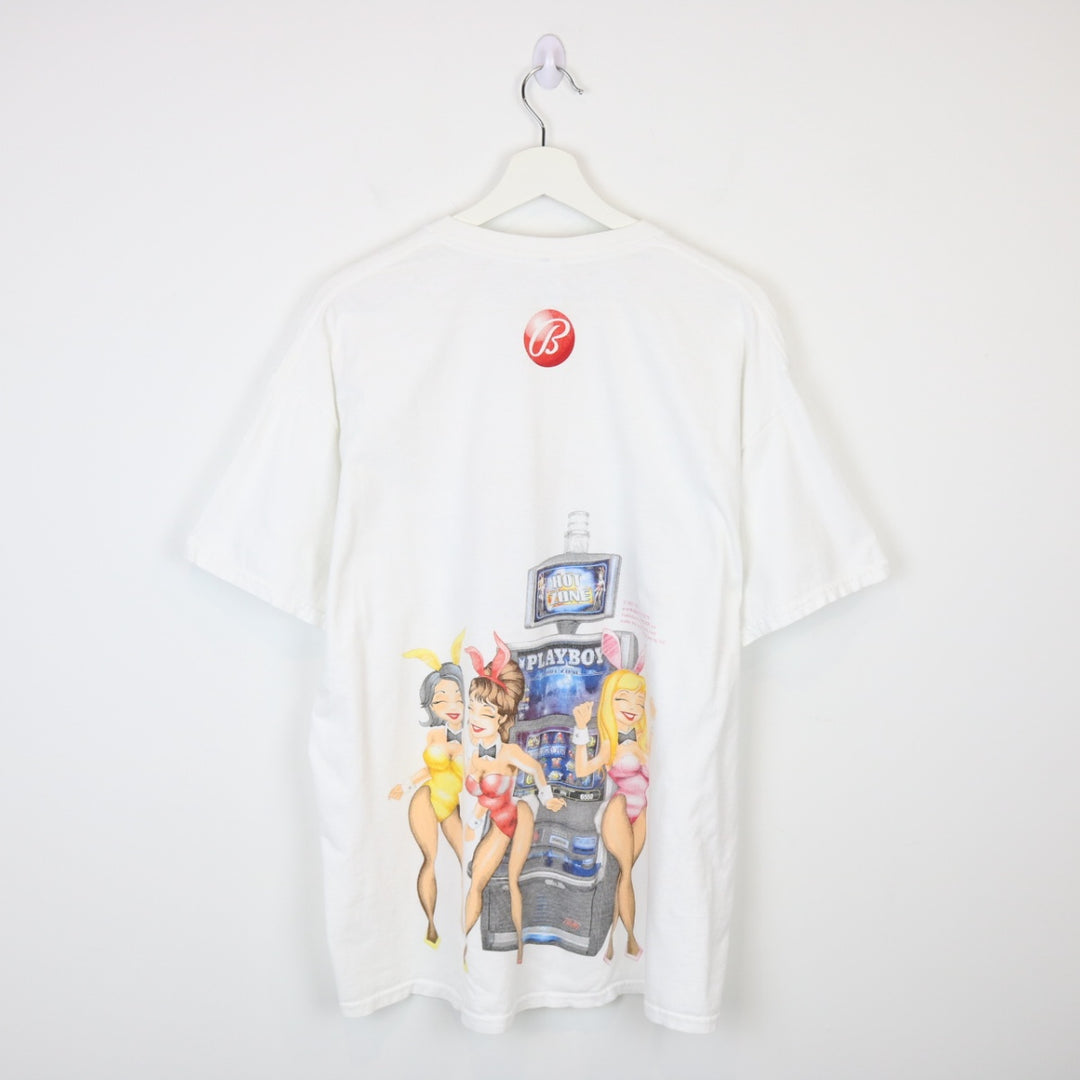 Y2K 2011 Playboy Casino Tee - XL-NEWLIFE Clothing