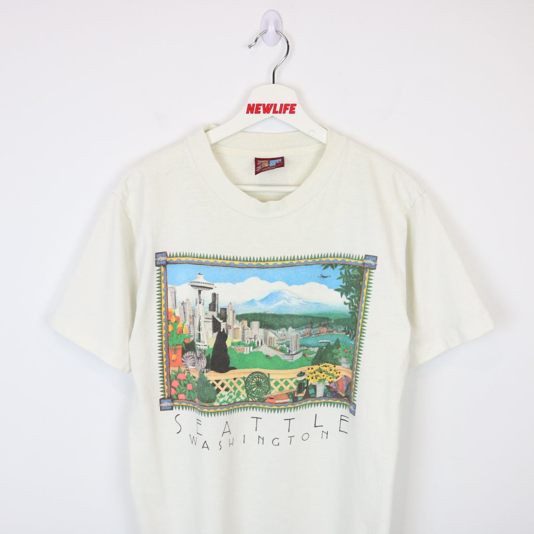 Vintage 90's Seattle Washington Nature Tee - S-NEWLIFE Clothing