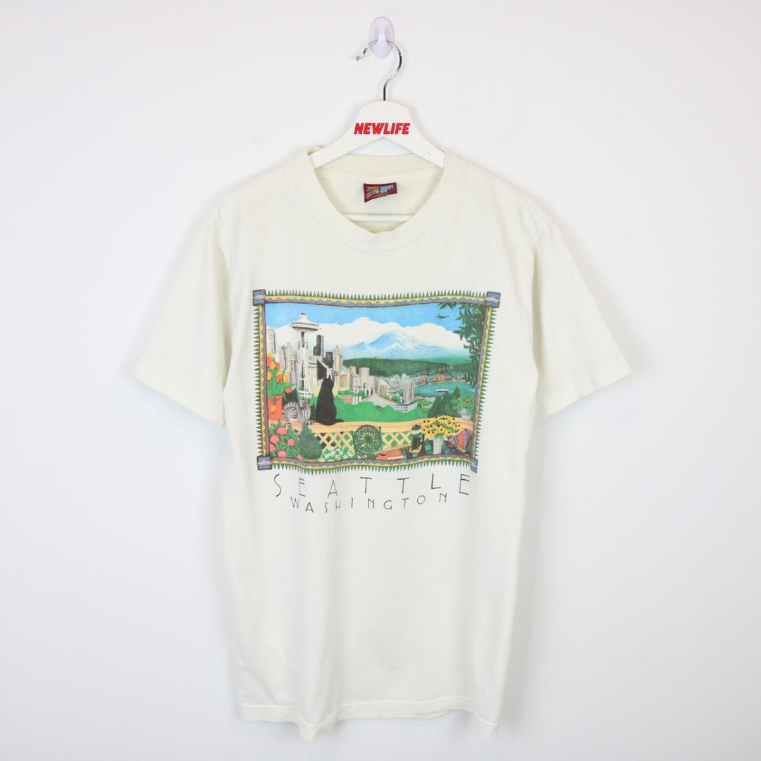 Vintage 90's Seattle Washington Nature Tee - S-NEWLIFE Clothing